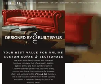 Ofironandoak.com(We are a small family owned and operated furniture company) Screenshot