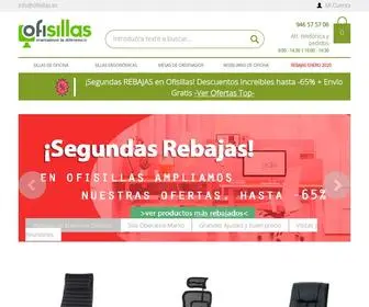Ofisillas.es(Especialistas en Sillas de oficina y muebles) Screenshot