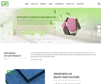 Ofisolutionacoustic.com(Nantong Ofisolution New Material Co) Screenshot