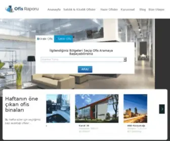Ofisraporu.com(Prestijli Satılık ve Kiralık Ofis Projeleri) Screenshot