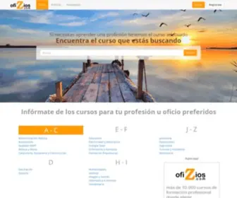 Ofizios.com(Cursos formación profesional) Screenshot