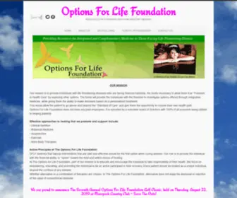 OFLF.org(Options For Life Foundation) Screenshot