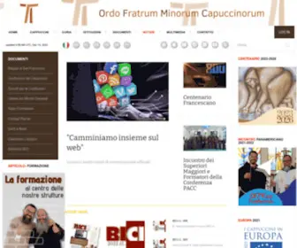 Ofmcap.org(Cappuccini) Screenshot