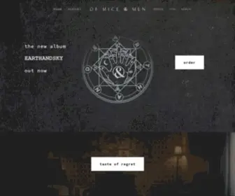 Ofmiceandmenofficial.com(Of Mice & Men) Screenshot