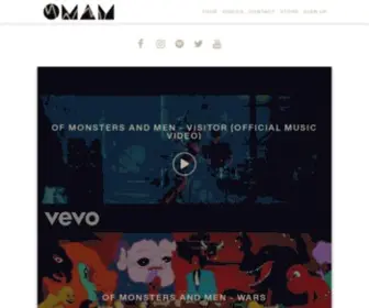 Ofmonstersandmen.com(Official Site) Screenshot