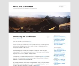 Ofnumbers.com(Great Wall of Numbers) Screenshot
