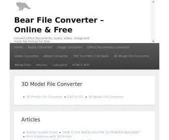 Ofoct.com(Bear File Converter) Screenshot