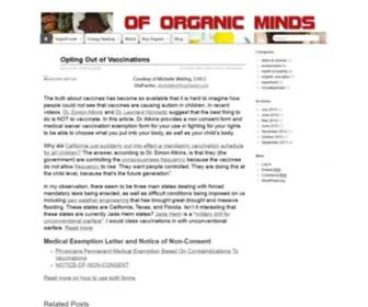 Oforganicminds.com(Just another WordPress site) Screenshot