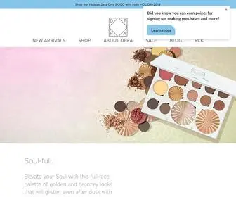 Ofracosmetics.com(OFRA Cosmetics) Screenshot