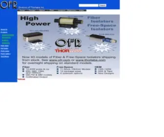 OFR.com(OFR Home) Screenshot