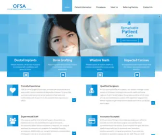 Ofsa-KS.com(Oral & Facial Surgery Associates) Screenshot