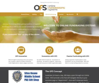 Ofsus.com(OnLine Fundraising Systems) Screenshot