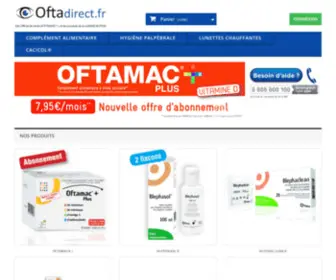 Oftadirect.fr(Boutique en ligne laboratoires Théa et Europhta) Screenshot