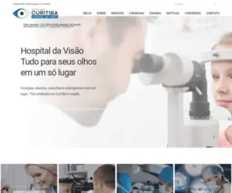 Oftalmocuritiba.com.br(Hospital da Visão Curitiba) Screenshot