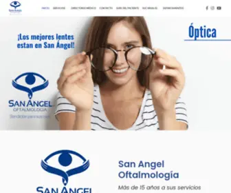 Oftalmologicosanangel.com(Centro Ofatalmológico San Ángel) Screenshot