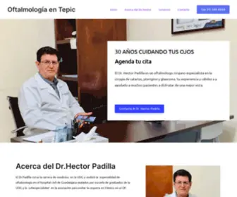 Oftalmologoentepic.com(Oftalmología en Tepic) Screenshot