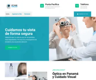 Oftalmosalud.net(Óptica en Panamá) Screenshot