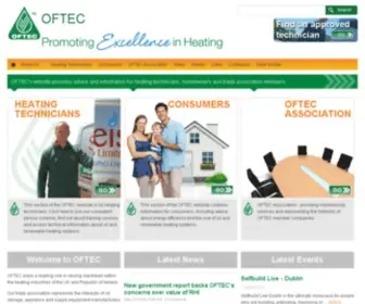 Oftec.org(Oil and Renewable Heating Technologies) Screenshot