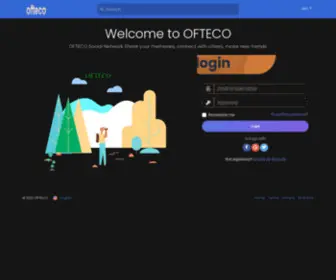 Ofteco.eu(OFTECO Social Network) Screenshot