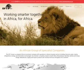 Oftgroup.co.za(Oftgroup) Screenshot