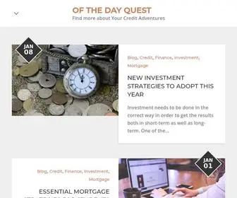 OfthedayQuest.com(Finance) Screenshot