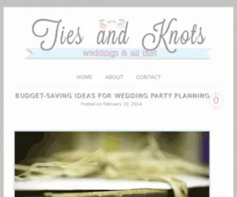 Oftiesandknots.com(Ties and Knots) Screenshot