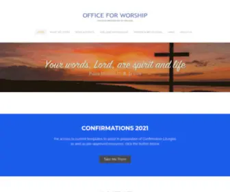 OFW-Adelaide.org.au(OFFICE FOR WORSHIP) Screenshot