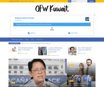 Ofwkuwait.net(OFW Kuwait) Screenshot
