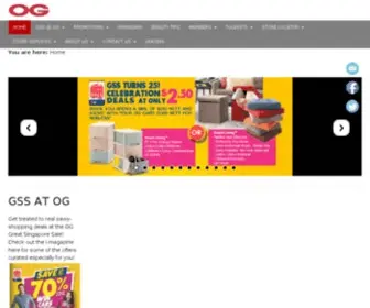 OG.com.sg(Og department stores) Screenshot