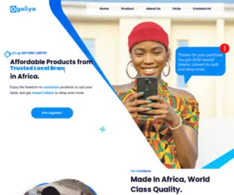 Ogaliya.com(Shop for African Fashion) Screenshot