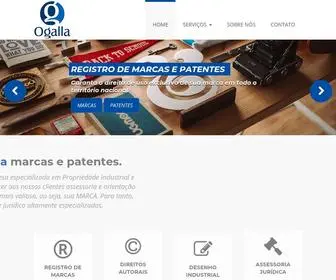 Ogalla.com.br(Ogalla Marcas e Patentes) Screenshot