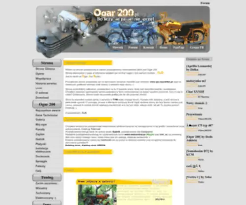 Ogar200.pl(Ogar 200 Strona Glowna) Screenshot