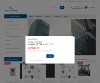 Ogartechnology.com(Solar Power System and Solar Panel Battery) Screenshot