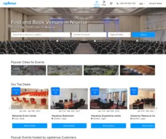 Ogavenue.com(Event venues) Screenshot
