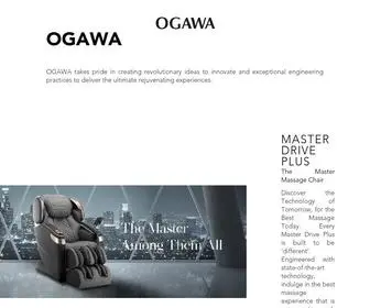 Ogawa.com.sg(We offer exceptional massagers inc) Screenshot