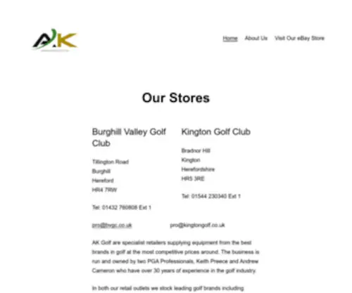 OGB.co.uk(AK Golf) Screenshot