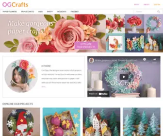 Ogcrafts.com(Gorgeous DIY Paper Projects) Screenshot