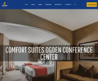 Ogdencomfortsuites.com(Hotel in Ogden Utah) Screenshot