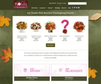 Ogdenfloral.com(Flower Delivery by Cedar Village Floral & Gift Inc) Screenshot