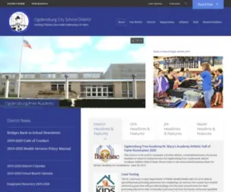 Ogdensburgk12.org(Ogdensburg City School District) Screenshot