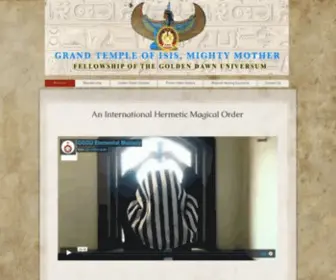 Ogdu.org(Hermetic Esoteric Golden Dawn Magic Spiritual Tarot) Screenshot