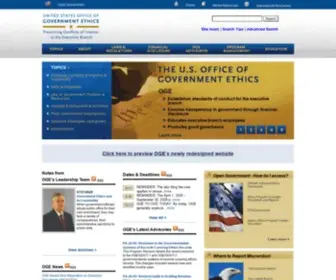 Oge.gov(USOGE) Screenshot