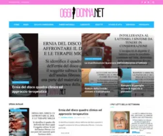 Oggidonna.net(Il portale del mondo femminile) Screenshot