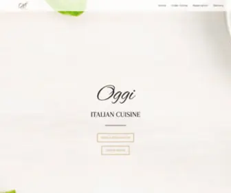 Oggimiami.com(North Bay Village Italian Restaurant) Screenshot