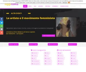 Oggiroma.it(Eventi Roma) Screenshot