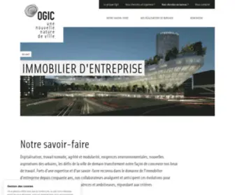 Ogic-Entreprise.fr(Immobilier d'entreprise) Screenshot