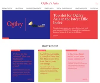 Ogilvyasia.com(Ogilvy's Asia) Screenshot