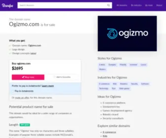 Ogizmo.com(Original startup name for sale) Screenshot