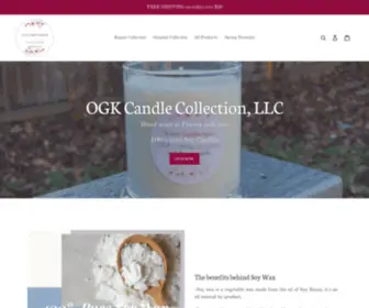 Ogkcandlecollection.com(OGK Candle Collection) Screenshot