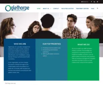 Oglethorpeinc.com(Oglethorpe INC Recovery and Behavioral Health Institutions Across the U.S.A) Screenshot